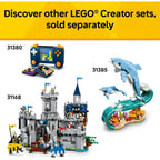 LEGO Creator 3in1 Cute Animals: Playful Puppy Dog Toy - Pet Animal Figure Transforms into a Squirrel or Duck - Creative