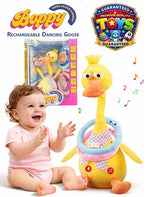 Premium Talking Dancing Big White Goose Plush Toy for Kids