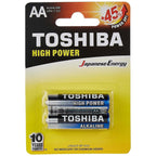 Toshiba Long-Lasting Vibration Resistance High Power Alkaline AA