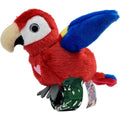 Happy Yappers Red Parrot toy