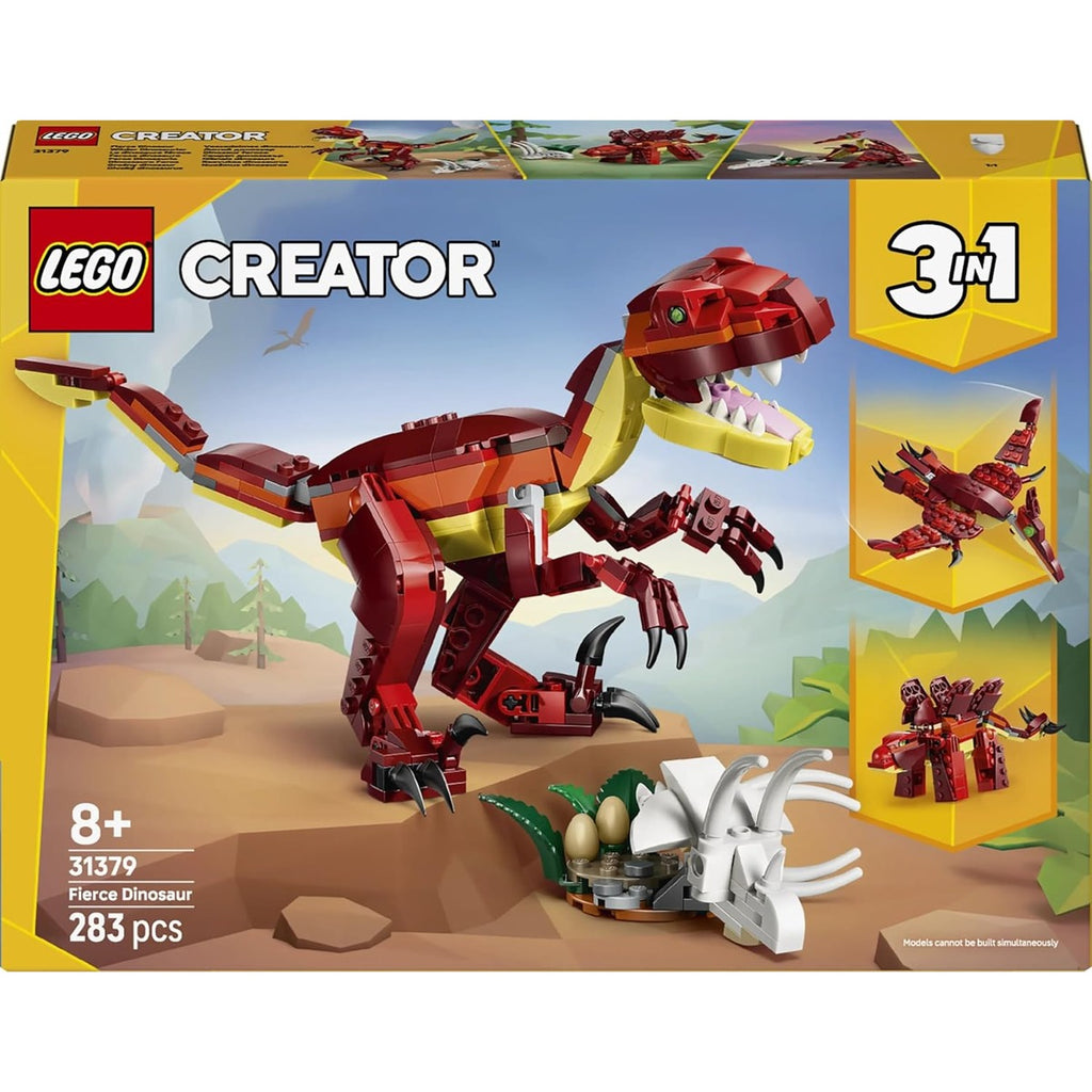 Lego Creator Dinosaur Toy 31379 Birthday Present Blocks for Boys and Girls, Kids, 8 Years Old 9 Years Old 10 Years Old Elementary School Students, Dinosaurs, Animals, Creatures