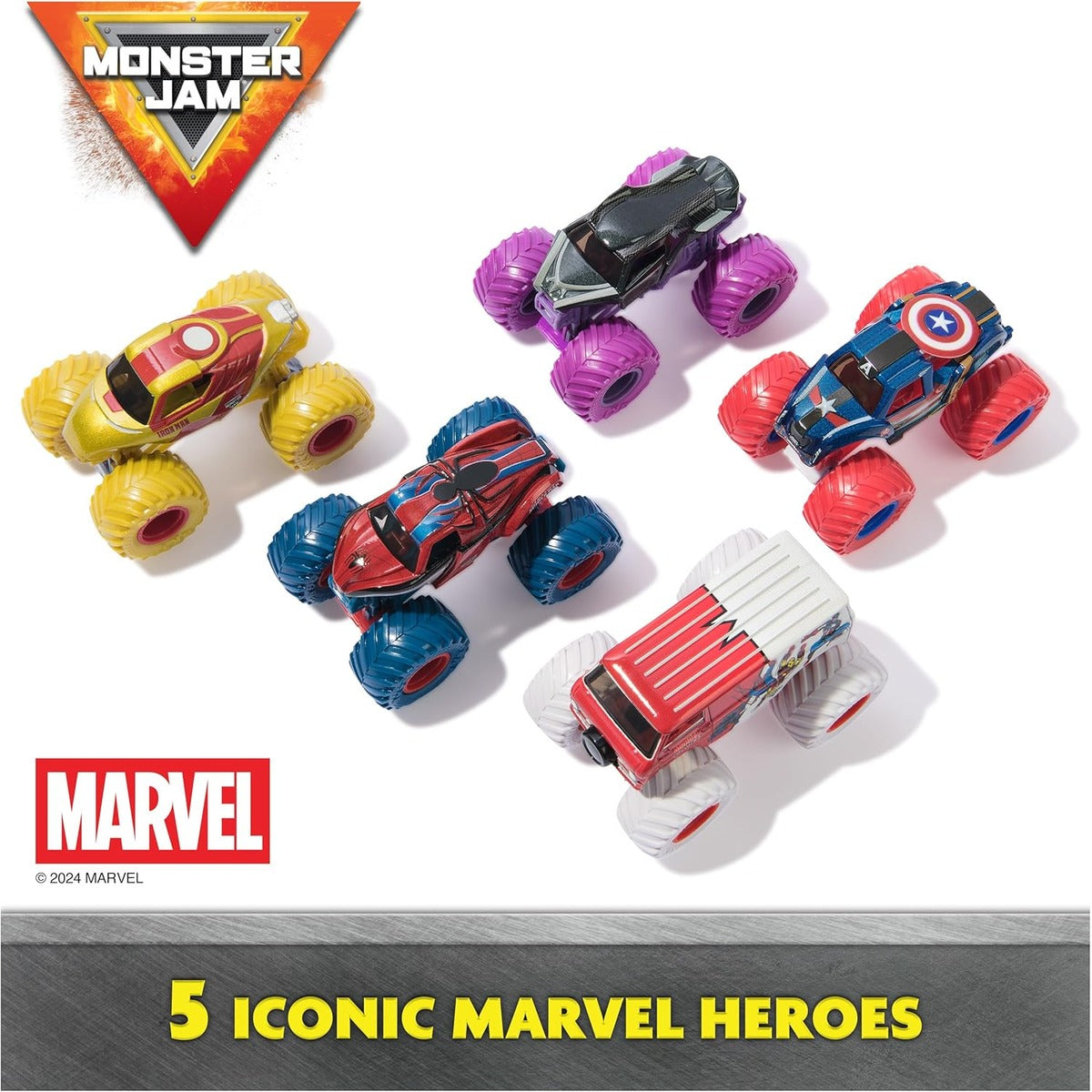 Monster Jam Toy Vehicle Truck 1to64 Die Cast Marvel I