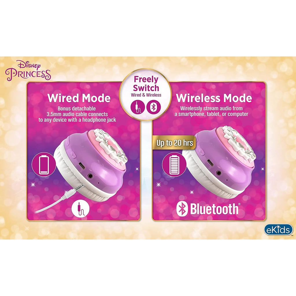 Princess Auxiliary Headphone With Stickers