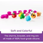 Fat Brain Toys Plip Charms Pink DIY Jewelry Making Kit