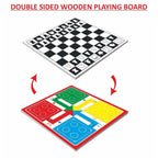 Ankit Toys & Games 2in1 Chess & Ludo Jumbo Game Set