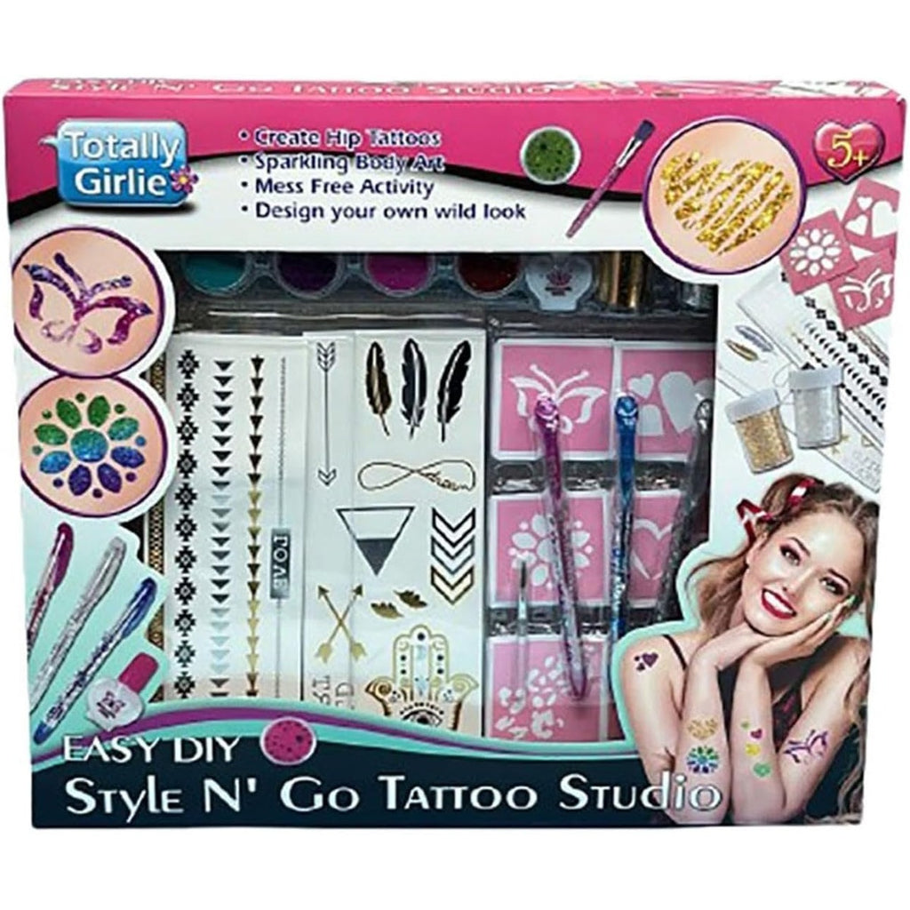 Totally Girlie Easy DIY Style N' Go Tattoo Studio