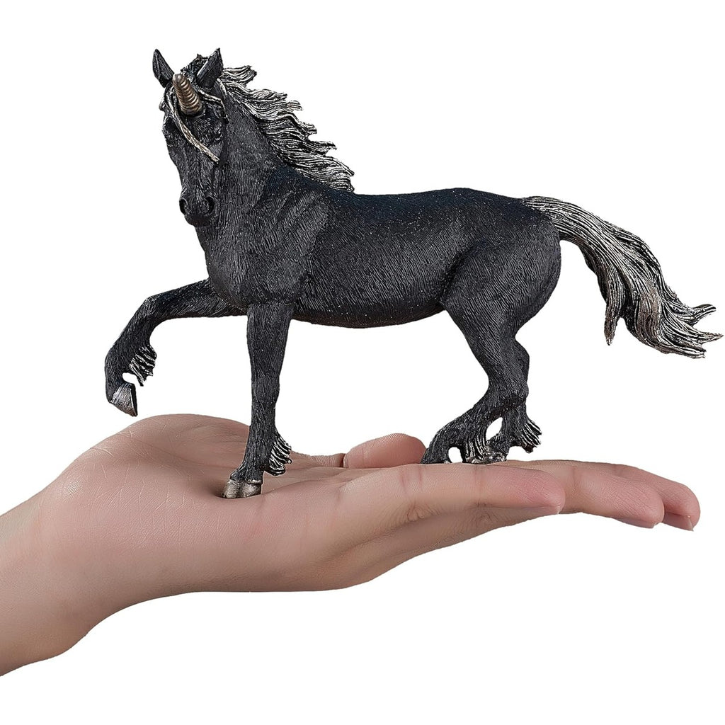 MOJO Dark Unicorn Realistic Fantasy Toy Replica Hand Painted Figurine