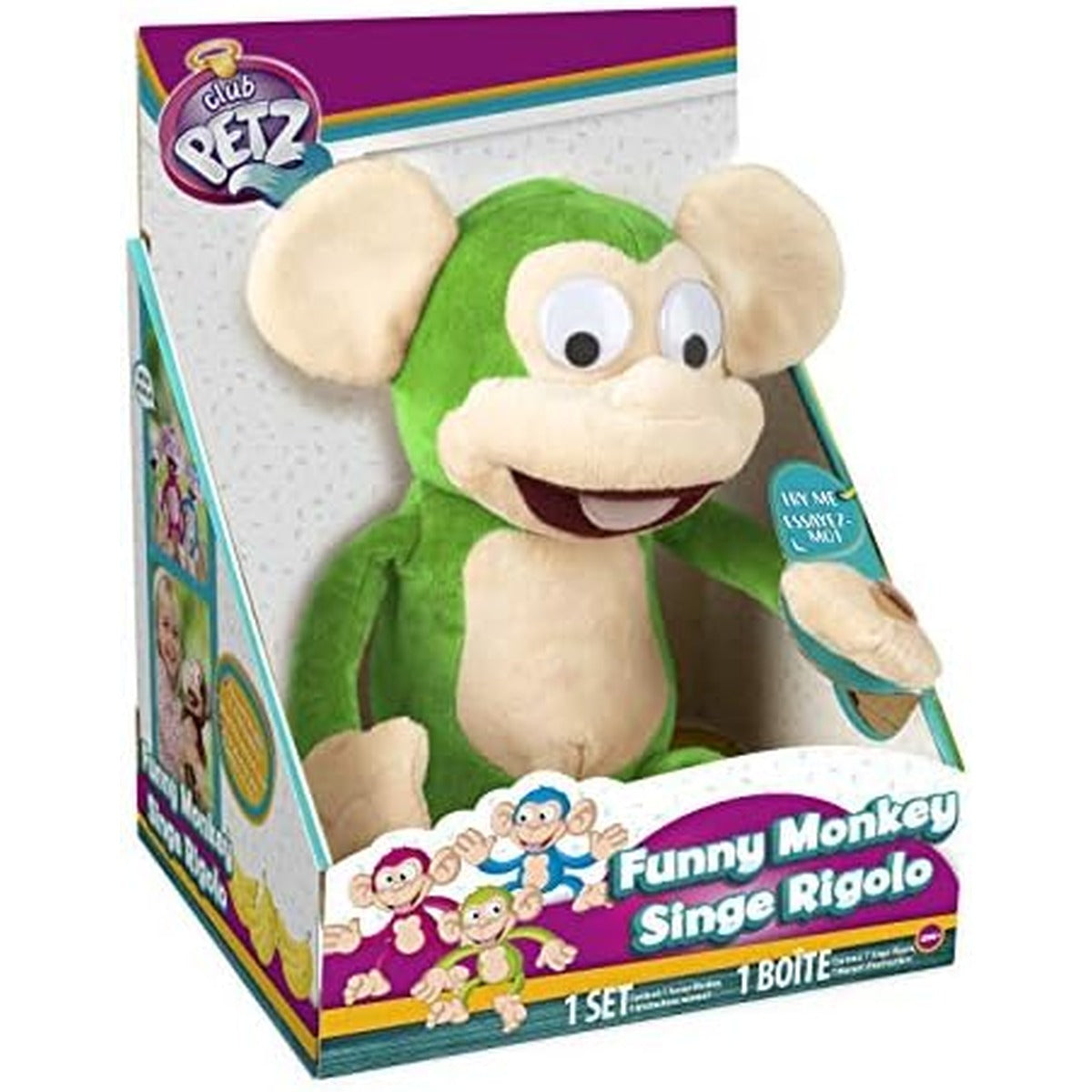 Club Petz Funny Friends Monkey, Green