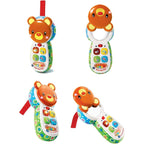 VTech Peek and Play Phone, Kids Mobile Phone Toy, Educational Toy for Sensory Play, Gift for Babies, Suitable for Girls and Boys Aged 3 Months +, Multicolour, Miulticolor