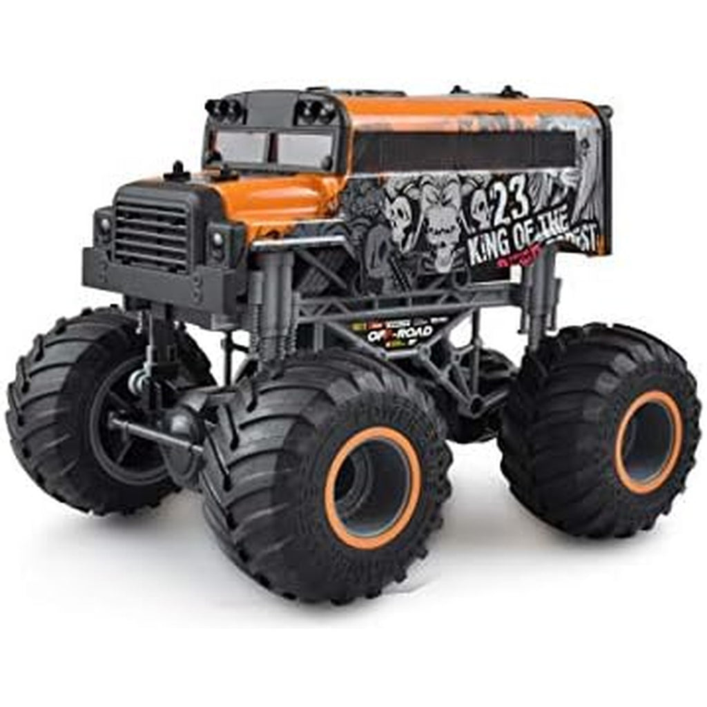 Amewi 22452 Yellow Crazy SchoolBus Monster Truck 1