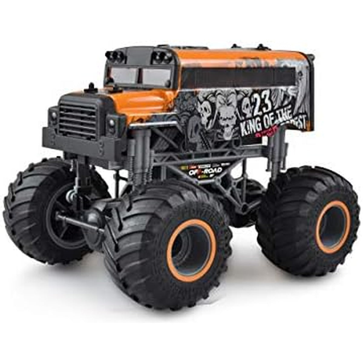 Amewi 22452 Yellow Crazy SchoolBus Monster Truck 1
