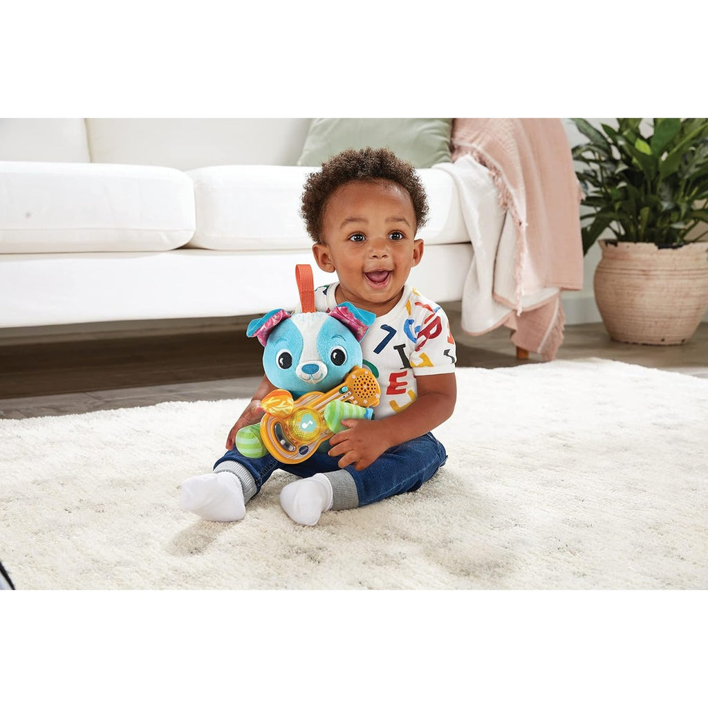 VTech Baby Puppy Sounds Guitar, Interactive Musical Toy, for Boys & Girls from 3, 6, 12, 24 + Months, English Version