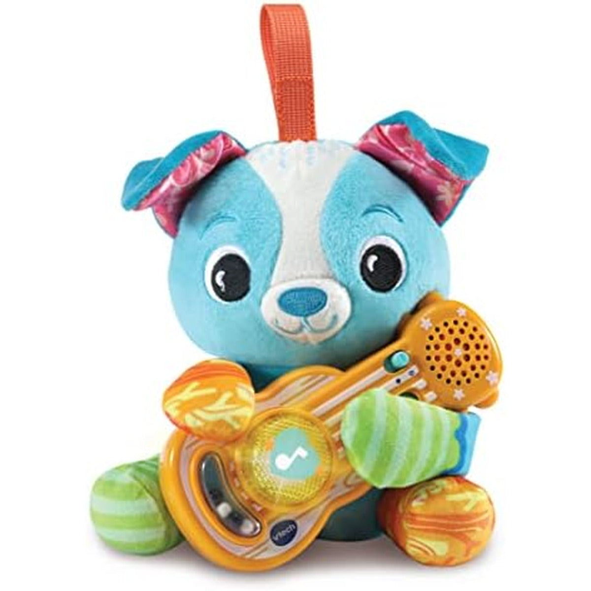 VTech Baby Puppy Sounds Guitar, Interactive Musical Toy, for Boys & Girls from 3, 6, 12, 24 + Months, English Version