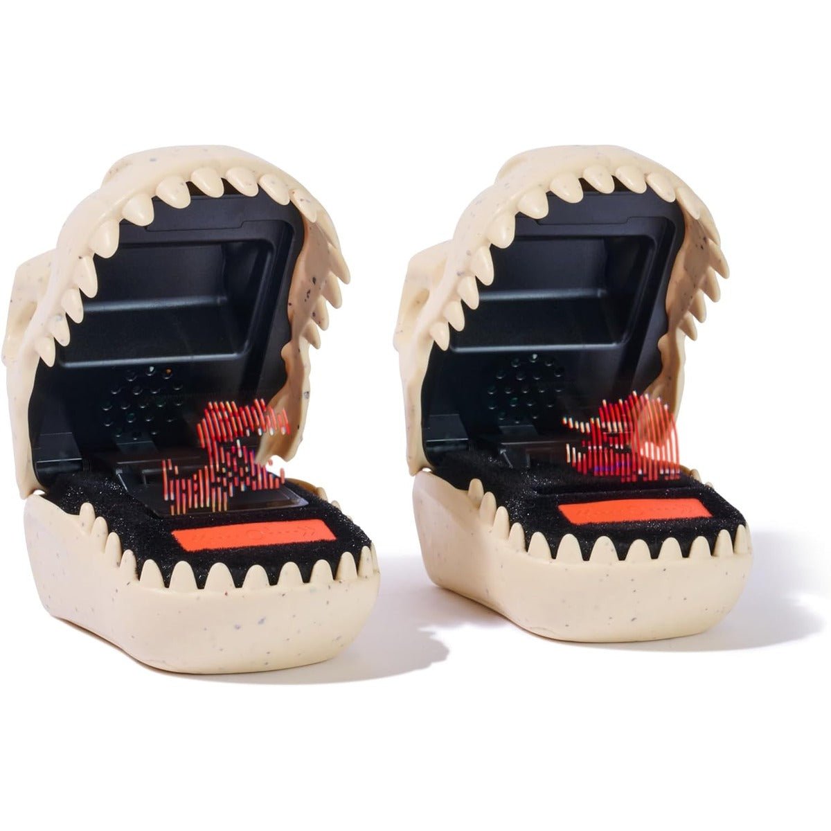 Bitzee Jurassic World T-Rex Skull Interactive Toy with 25 Virtual Dinosaurs that React to Movement and Battle Mode, Collectab