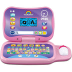 VTech - Toddler Tech Laptop, Pink Interactive Educational Computer Toy, 20 Games for Pre
