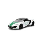 Jada - 1:32 Dubai Police With Motor Lykan Hyper Sport - White/Green