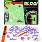 Crayola Travel Glow Art Studio, Glow in The Dark Toys, Kids Gifts for Girls and Boys, Ages 6, 7, 8, 9
