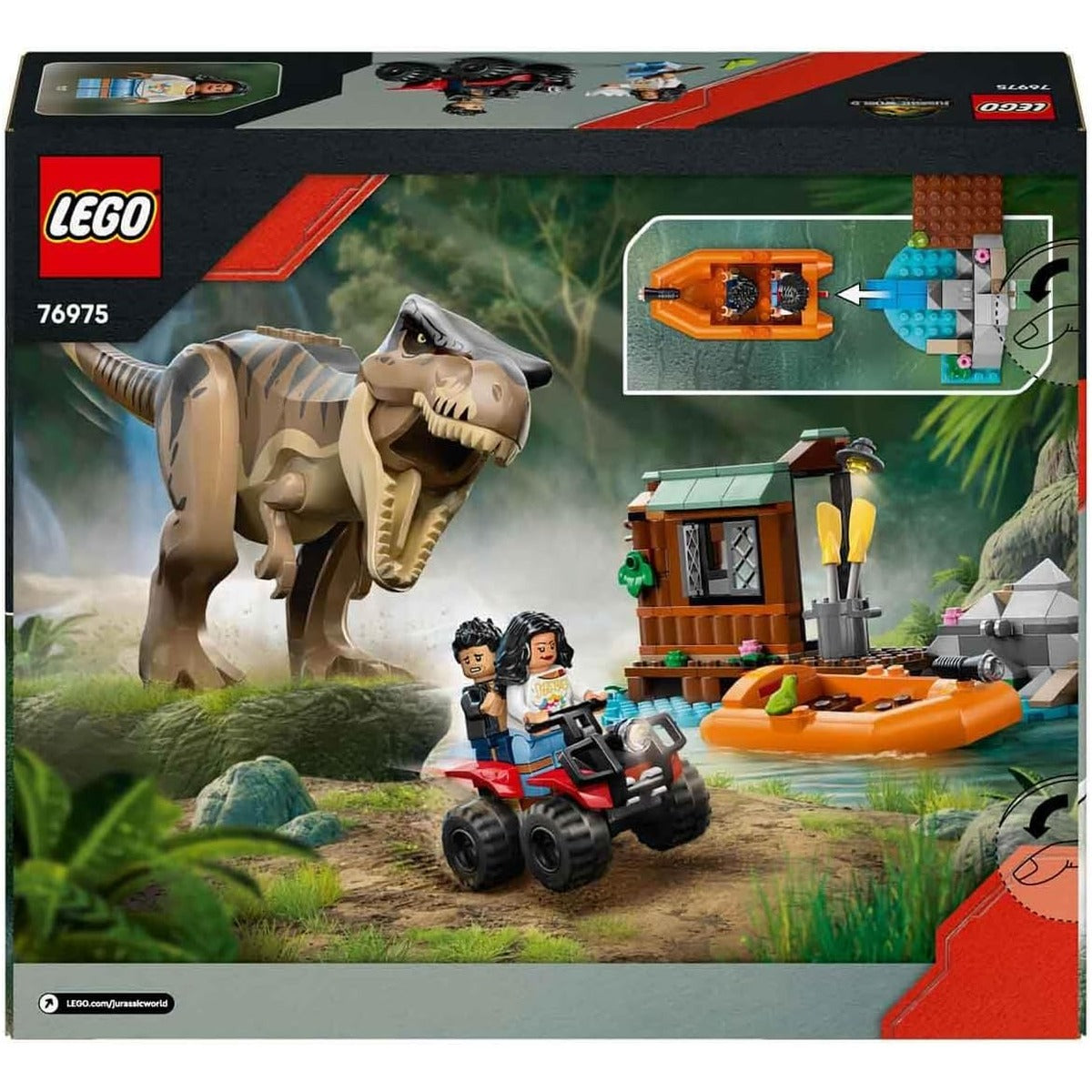 Lego 76975 Jurassic World T-Rex River Escape Toy Birthday Present