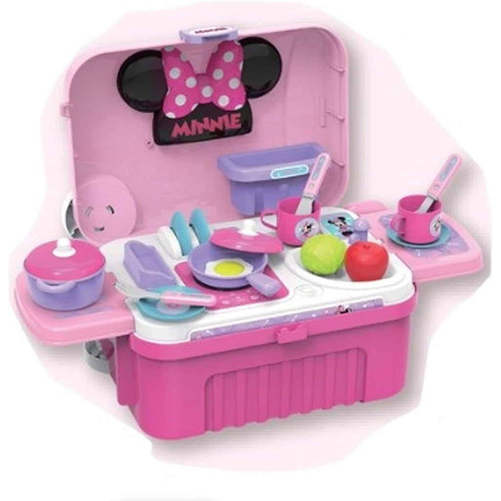 Disney Minnie Mouse Kitchen Trolley Case 3 In 1, Pink, EODS008