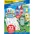 Crayola Retired Colors Coloring & Activity Set, Retired Crayons & Stickers