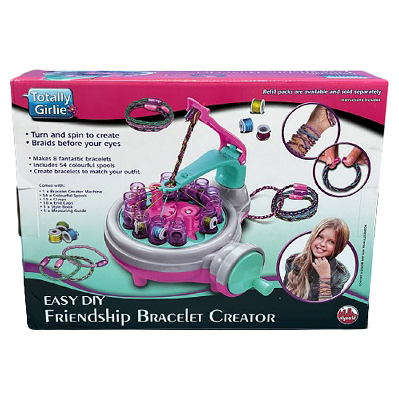 Totally Girlie - Easy Friendship Bracelet Creator DIY Crafts Kit