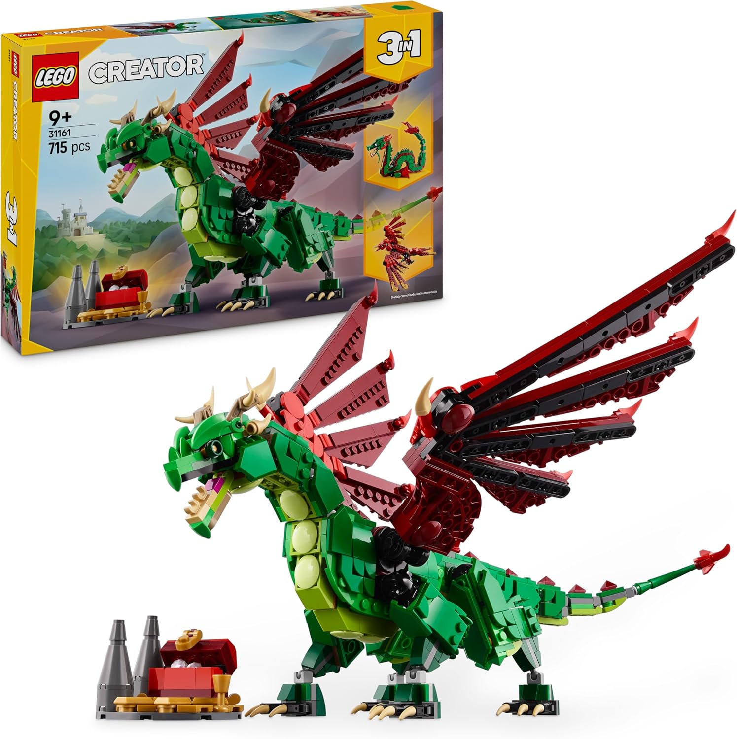 LEGO 31161 Creator Medieval Dragon Building Set