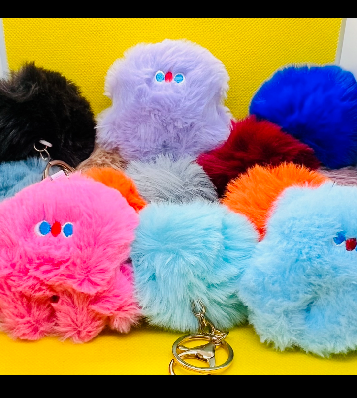 Sanrio Pompompurin plush keychain keyring bag charm pom pendant kawaii cute dog