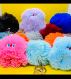 Sanrio Pompompurin plush keychain keyring bag charm pom pendant kawaii cute dog