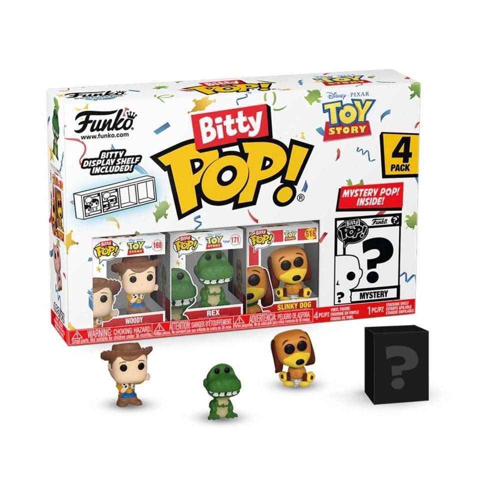 Toy Story - Woody Bitty Pop!, 4 Pack