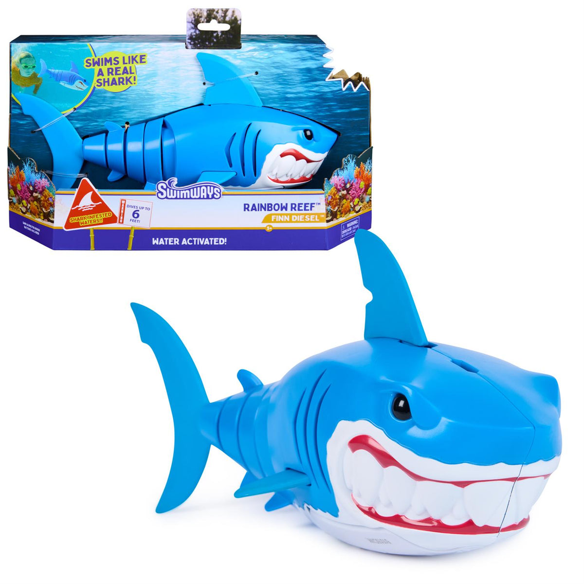 SW Rainbow Reef Shark Finn Diesel
